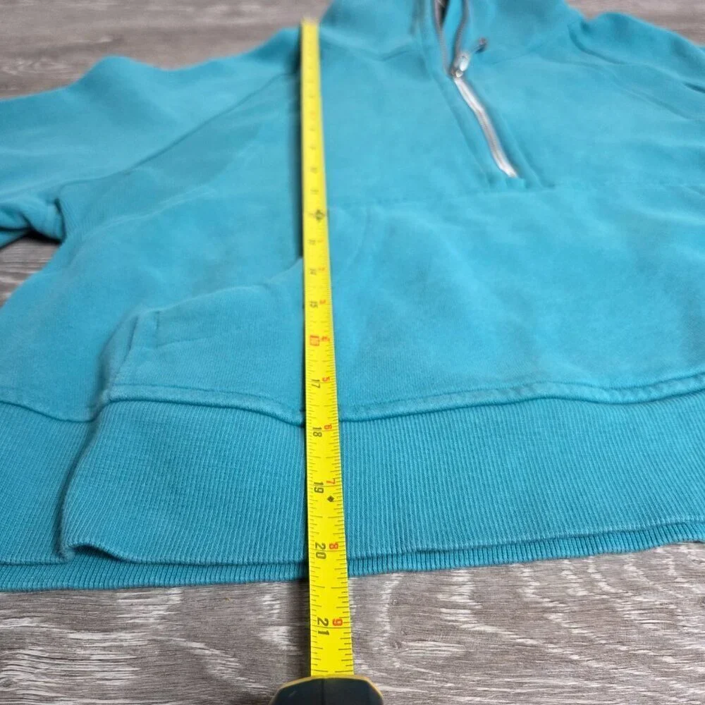 Lululemon - Women's Scuba Oversized Funnel-Neck Half Zip Storm Teal Size - M/L